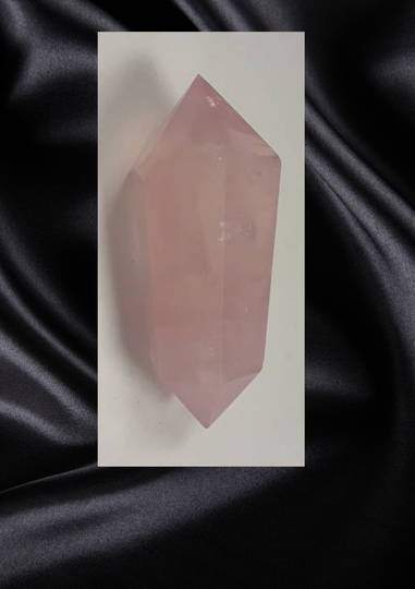 A Grade Rose Quartz Double Terminated Wand